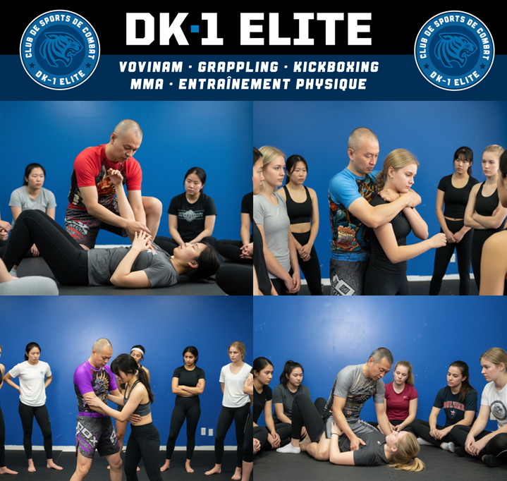 Ateliers d'autod&eacute;fense au DK-1 ELITE